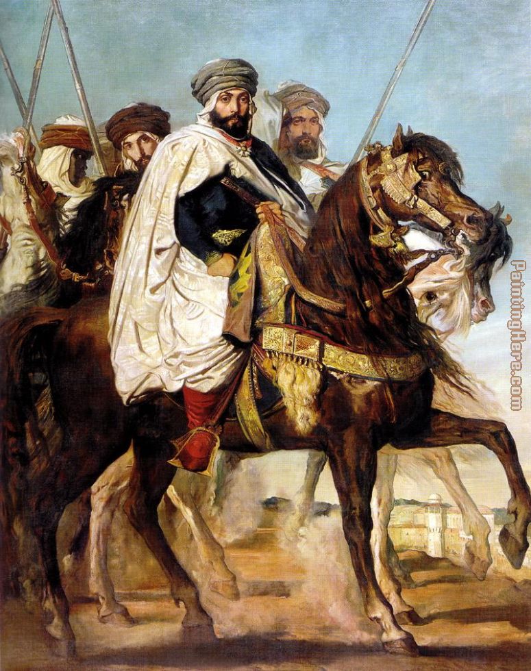Ali-Ben-Hamet painting - Theodore Chasseriau Ali-Ben-Hamet art painting